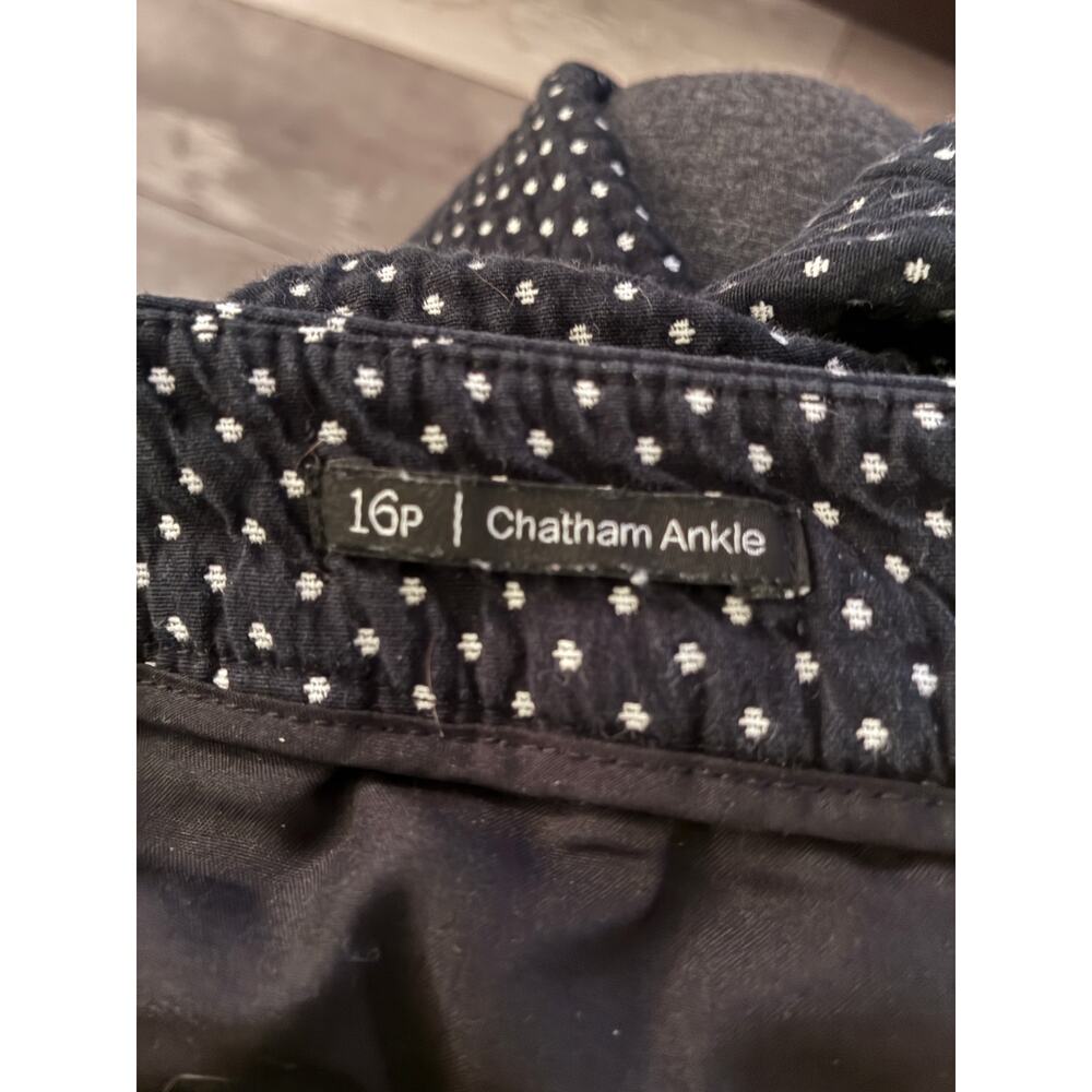 Talbots Chatham Ankle black and white polka dots size 16P - Picture 4 of 10